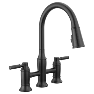 Delta Matte Black Renaldi™ Bridge