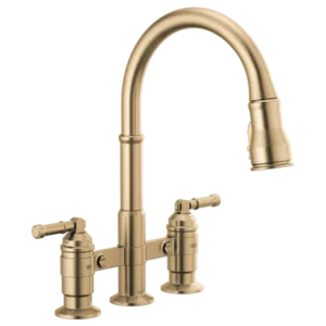 Delta Champagne Bronze Broderick Bridge