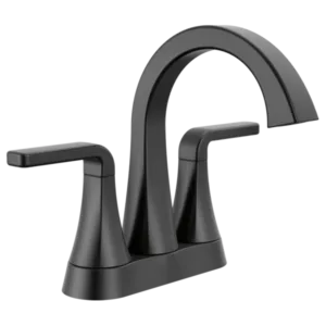 Delta Matte Black Lineax™ Centerset