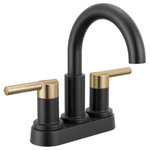 Delta Matte Black / Champagne Bronze Nicoli® Centerset