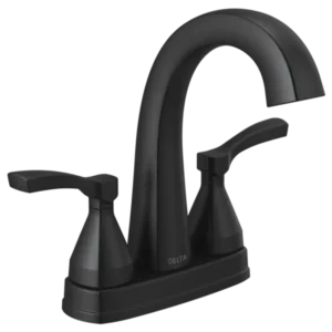 Delta Matte Black StrykeÂ® Centerset
