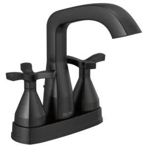 Delta Matte Black Stryke® Centerset