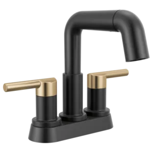 Delta Matte Black / Champagne Bronze Nicoli® Centerset