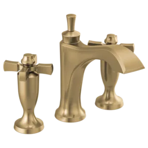 Delta Champagne Bronze Dorval Widespread