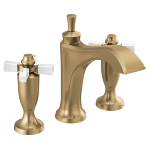Delta Champagne Bronze / Porcelain Dorval Widespread