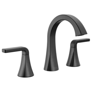 Delta Matte Black Lineax™ Widespread