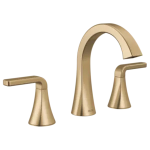 Delta Champagne Bronze Lineax Widespread