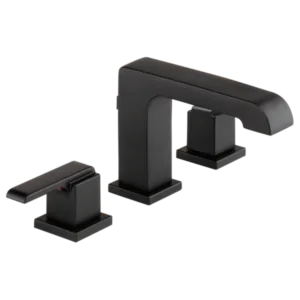 Delta Matte Black Ara® Widespread