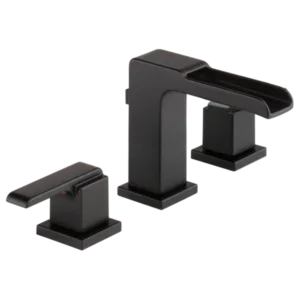 Delta Matte Black Ara® Widespread