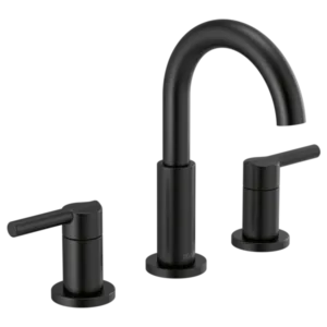 Delta Matte Black Nicoli® Widespread