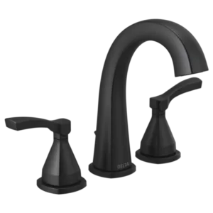 Delta Matte Black StrykeÂ® Widespread