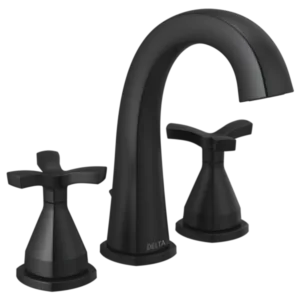 Delta Matte Black StrykeÂ® Widespread