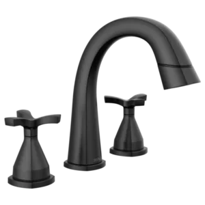 Delta Matte Black StrykeÂ® Widespread