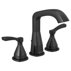 Delta Matte Black StrykeÂ® Widespread