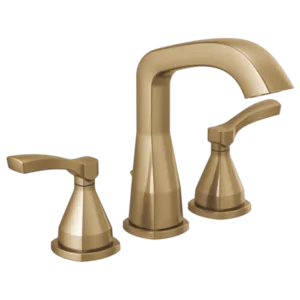 Delta Champagne Bronze Stryke Widespread