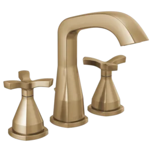 Delta Champagne Bronze Stryke Widespread