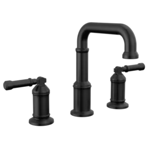 Delta Matte Black Broderick® Widespread