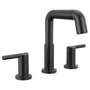 Delta Matte Black Nicoli® Widespread