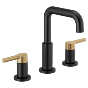 Delta Matte Black / Champagne Bronze Nicoli® Widespread