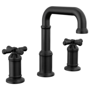 Delta Matte Black Broderick® Widespread