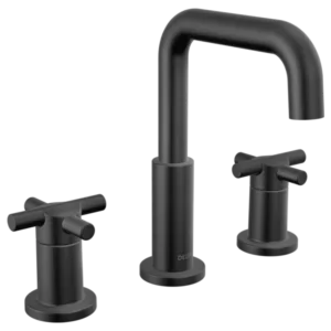 Delta Matte Black Nicoli® Widespread