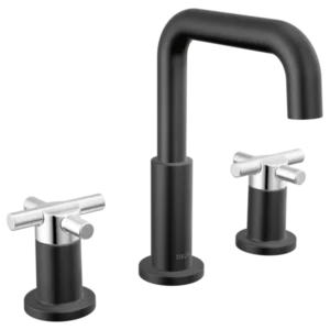 Delta Matte Black / Polished Chrome Nicoli® Widespread