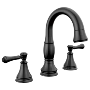 Delta Matte Black Cassidy® Widespread