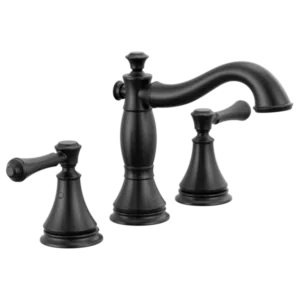 Delta Matte Black Cassidy® Widespread