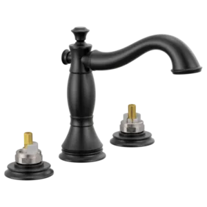 Delta Matte Black Cassidy® Widespread