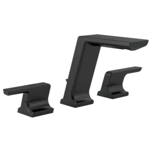 Delta Matte Black Pivotal® Widespread