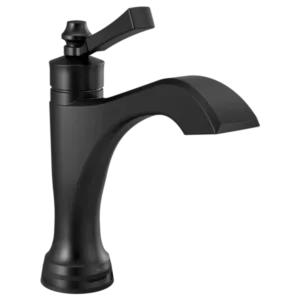 Delta Matte Black Dorval™ Single Hole