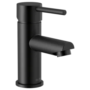 Delta Matte Black Modern Single Hole