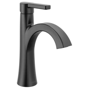 Delta Matte Black Lineax™ Single Hole
