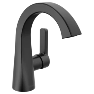 Delta Matte Black Lineax™ Single Hole