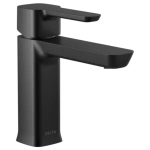 Delta Matte Black Modern Single Hole