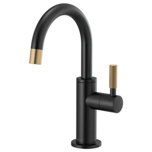 Brizo Matte Black/Luxe Gold Litze Beverage