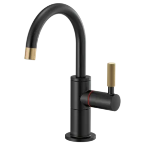 Brizo Matte Black/Luxe Gold Litze Instant Hot