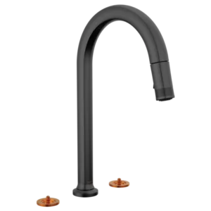 Brizo Matte Black Kintsu® Widespread