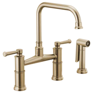 Brizo Luxe Gold Artesso Bridge