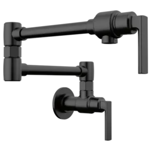 Brizo Matte Black Kintsu® Pot Filler Wall-Mount