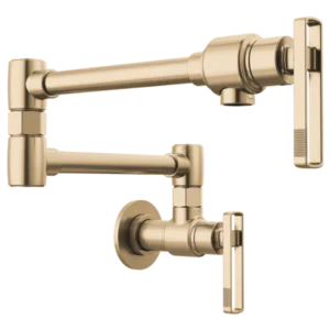 Brizo Luxe Gold Kintsu Pot Filler Wall-Mount