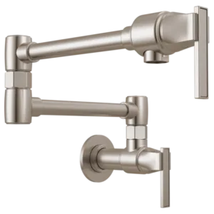Brizo Stainless Steel Frank Lloyd Wright® Pot Filler Wall-Mount