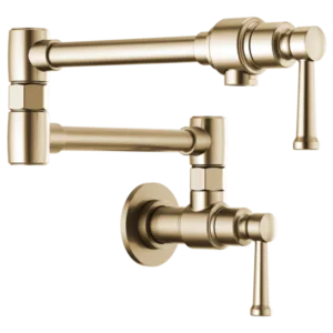 Brizo Luxe Gold Artesso Pot Filler Wall-Mount