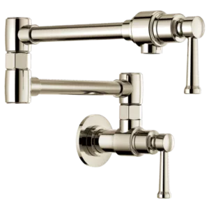 Brizo Polished Nickel Artesso® Pot Filler Wall-Mount