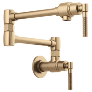 Brizo Luxe Gold Litze Pot Filler Wall-Mount