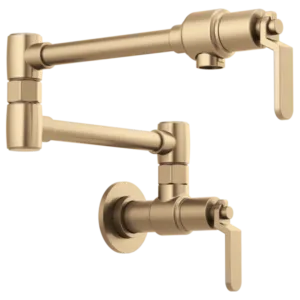 Brizo Luxe Gold Litze Pot Filler Wall-Mount