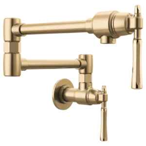 Brizo Luxe Gold / Polished Gold The Tulham Kitchen Collection by Brizo Pot Filler Wall-Mount