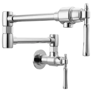 Brizo Polished Chrome The Tulham™ Kitchen Collection by Brizo® Pot Filler Wall-Mount