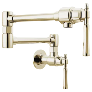 Brizo Polished Nickel The Tulham™ Kitchen Collection by Brizo® Pot Filler Wall-Mount