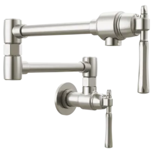 Brizo Stainless Steel The Tulham™ Kitchen Collection by Brizo® Pot Filler Wall-Mount